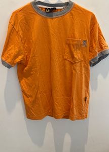 Orange Ringer Tee