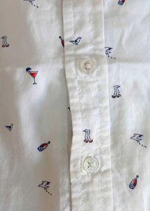 kids branded white shirt