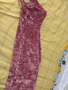 A Pink Bodycon Dress