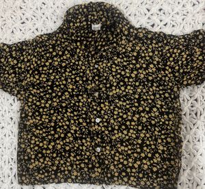 Floral Print Crop Top