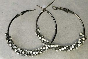 Crystal Hoop Earrings