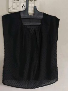 Black Transparent Top