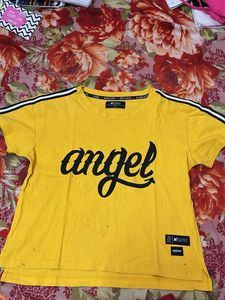 Yellow Angel Graphic Tee