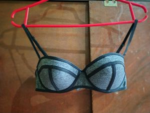 Combo Of 2 Gray & Lace Bra