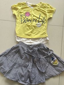 Skirt Top Set