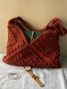 Handmade Crochet Shoulder Bag