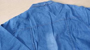 Embellished Denim Jacket, XL Size