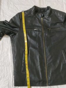 Stylish Black Faux Leather Jacket