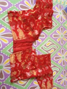 Red Designer Blouse