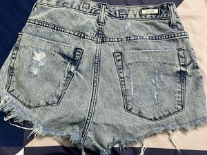 brandy melville distressed shorts
