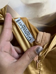 Korean Golden Party Wear One Piece💝