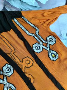 Freestyle Women Orange Free size Rayon Shrug