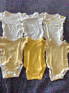 Baby Bodysuits - 6 Pack