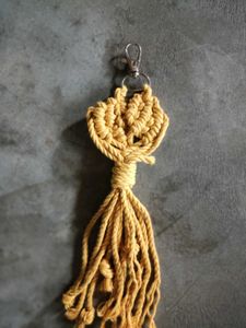 Macrame Keychain - Handmade Charm