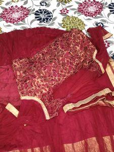 Beautiful Grown with Dupatta And Pant Set