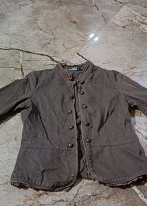 Vintage Button-Front Jacket