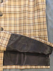 XXL - Brown Chequered Nehru Jacket