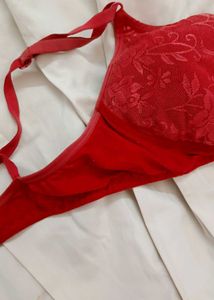 Beautiful Red Padded Bra