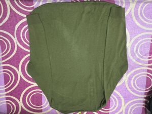 Olive Green Knit Pullover