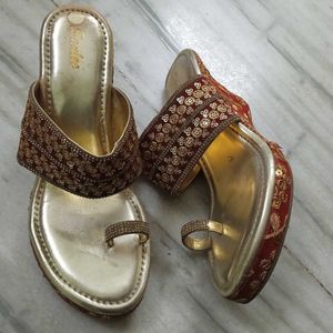 Red Beautiful Pair Of Sandal ❤