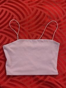 Cute Lavender Crop Top