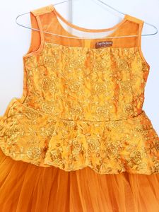 Branded Golden Cute Frock 😍