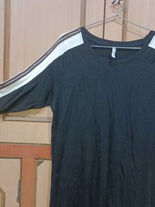 Casual Black Midi Dress