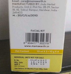 Brand new &amp; Sealed Mamaearth Ubtan Facial Kits
