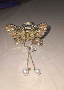 Sparkly Bow Hair Clip