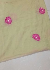 Floral Embroiderd Fabric...Combo Of 4 Dupattas
