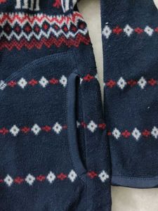 Cute Patterned Fleece Jacket