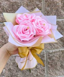 Viral Handmade Ribbon Rose Bouquet 🌹🫶🏻🎀✨