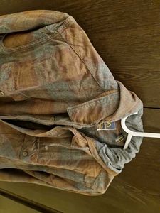 Hooded Plaid Shirt