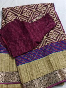 Beautiful Saree With Blouse