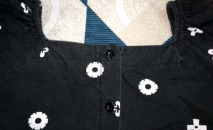 Black Shirt style crop top