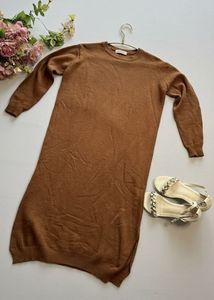 Brown Knit Dress