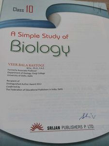 Class 10 CBSE Biology Reference Textbook