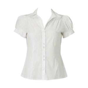 White Puff Sleeve Top