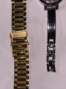 Watch Combo - Silver &amp; Golden