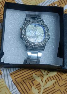 Sekou White 🤍 Diamond Men's Watch