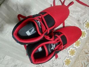 Red &amp; Black Sneakers
