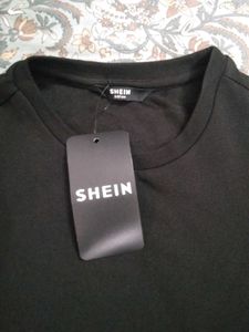 Black Drawstring Mini Dress