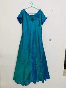 Vintage Blue Maxi Dress