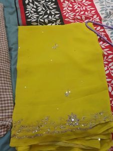 Elegant Yellow Saree