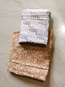 Combo Printed Cotton Saree Set Sell😍😍