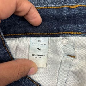 Men's Dark Wash Denim Jeans