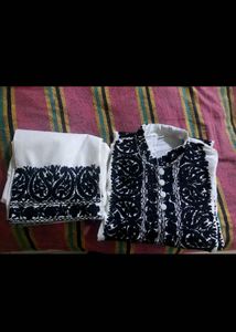 pakisthani embroidery kurta set