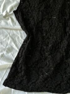 Raven Lace Top