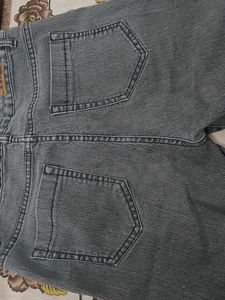 Gray Pocket Jeans