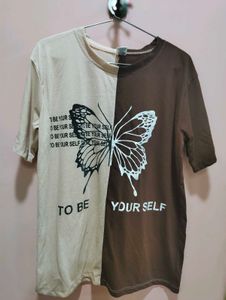 Two-Tone Butterfly T-Shirt